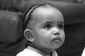 Image showing A baby girl