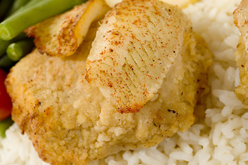 Image showing stuffed fillet of sole