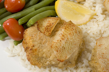 Image showing stuffed fillet of sole