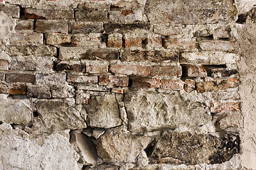 Image showing Old stone wall