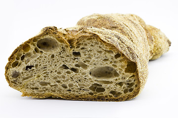 Image showing Fresh german bread on light background