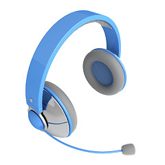 Image showing Headphones with mic
