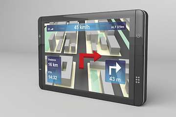 Image showing GPS navigation device