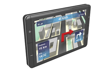 Image showing GPS navigator