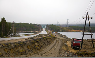 Image showing Construction of new bridge