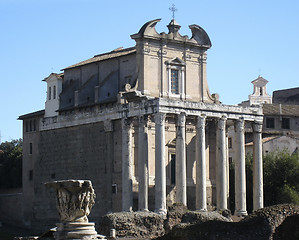 Image showing Temple of Antonius Pius and Faustina