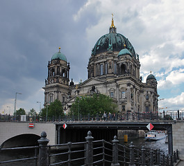 Image showing Berlin Cathedral and river Spree