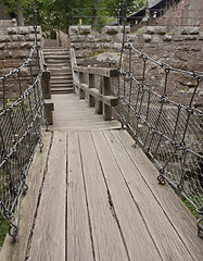 Image showing passage at Haut-Koenigsbourg Castle