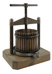 Image showing nostalgic wooden squeezer