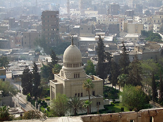 Image showing Cairo aerial view in sunny ambiance