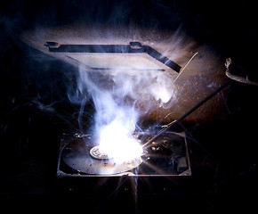 Image showing welding scenery