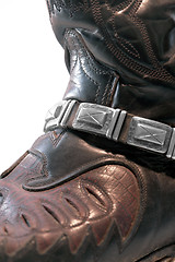 Image showing cowboy boot closeup