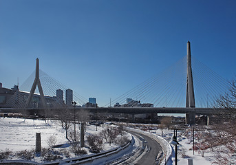 Image showing Zakim Bunker Hill Bridge