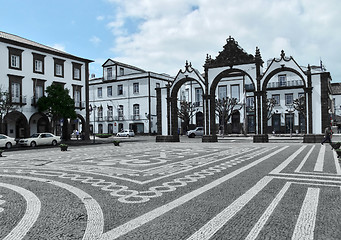 Image showing urban scenery at Ponta Delgada