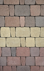 Image showing pastel colored abstract stone pattern