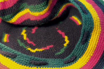 Image showing woolen rasta cap