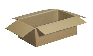 Image showing opened brown carton