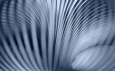 Image showing metallic spiral abstract