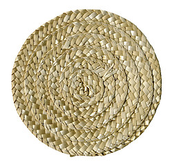 Image showing plaited round mat