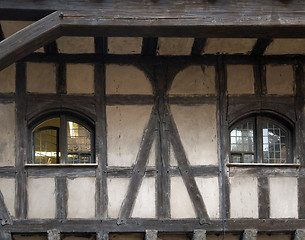 Image showing facade detail inside Haut-Koenigsbourg Castle