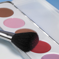 Image showing make-up and brush