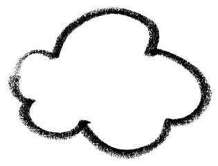 Image showing sketched cloud