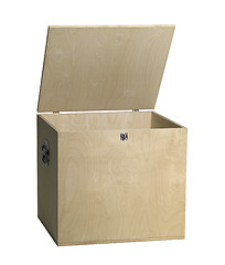 Image showing open wooden box