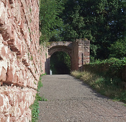 Image showing archway around Wertheim Castle