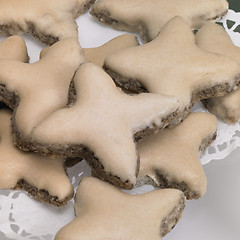 Image showing light brown cinnamon stars