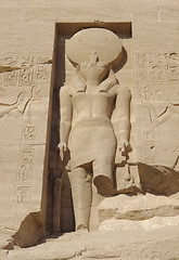 Image showing sculpture at the Abu Simbel temples