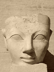 Image showing ancient face of Hatschepsut