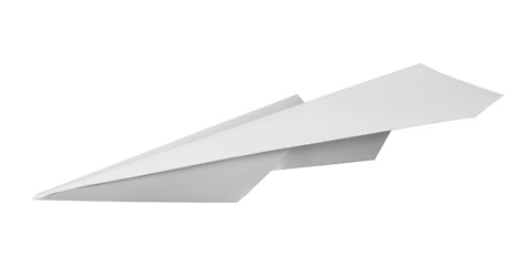 Image showing white paper plane