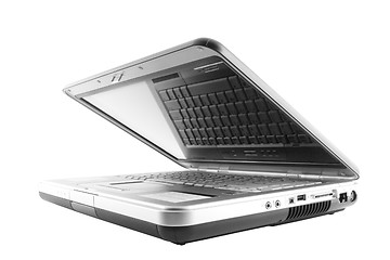 Image showing Open laptop