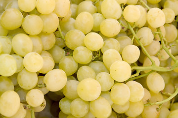 Image showing fresh yellow grapes