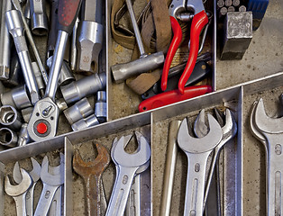 Image showing various hand tools