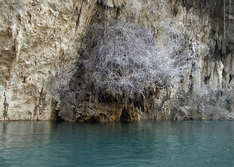 Image showing rock face at River Shennong Xi