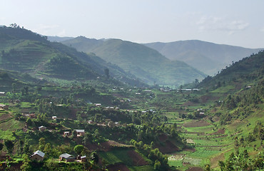 Image showing Virunga Mountains in Africa