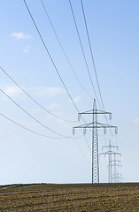 Image showing power line in Southern Germany