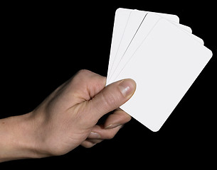 Image showing hand and spread cards