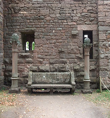 Image showing architectural detail of the Haut-Koenigsbourg Castle