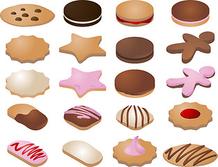 Image showing Cookie icons