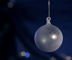 Image showing translucent Christmas bauble