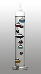 Image showing Galileo thermometer