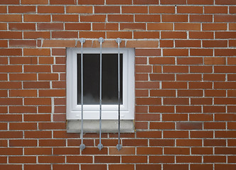 Image showing brick wall and window