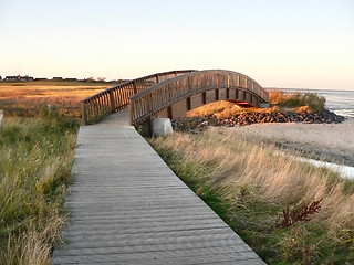 Image showing beach scenery in Northern Germany