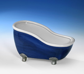 Image showing porcelain bathtub