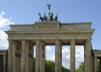 Image showing Brandenburger Tor at summer time