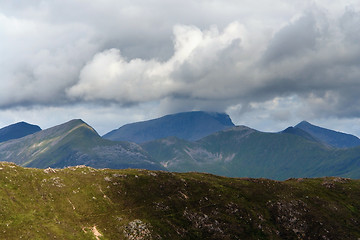 Image showing Ben Nevis with dramatic clouds