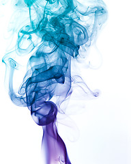 Image showing multicolored smoke detail
