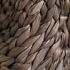 Image showing plaited bag closeup